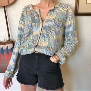 Vintage 90s Granny Knit Cardigan